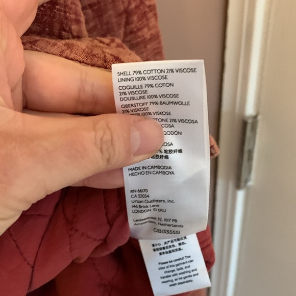 Anthropologie Pilcro The Fielder Quilted Shirt Jacket Relaxed Casual Size XL - Picture 9 of 14